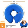 Bencmate Protective Inflatable Collar for Dogs and Cats - Soft Pet Recovery Collar Does Not Block Vision E-Collar - 3 of 4