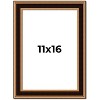PosterPalooza | Weathered Gold Picture Frame - UV Acrylic, Foam Board Backing, Hanging Hardware - 2 of 4