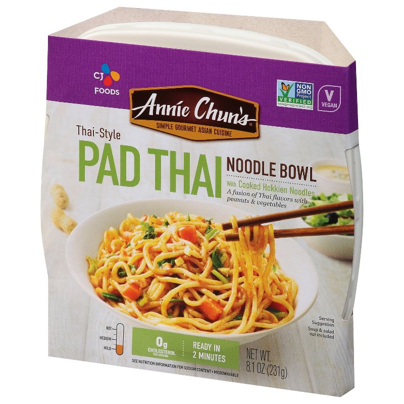 Annie Chun&#39;s Vegan Noodle Bowl Pad Thai - 8.1oz, 3 of 8