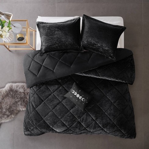 Intelligent Design Alyssa Velvet Quilted Diamond Ultra Soft Comforter Set - image 1 of 4