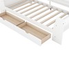 NicBex Twin Sized Daybed with Trundle Morden 90.2" Daybed with Storage, 2 Drawers, Shelves and USB Charging for Living Room - 4 of 4