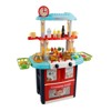 Topteng Tableware Kitchen Set with Sound, Light and Spray Function Kid Toy Gift,Blue - 2 of 4