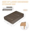 YIGII Under Bed Storage Containers, Under Bed Storage With Wheels,Underbed Storage Bins For Closet And Under Sofa To Storing Clothes, Quilts, Shoes - 3 of 4