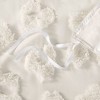 PAGED 3 Piece Bedding Set Animal Chenille Duvet Cover Set with Shams, Button Closure with Inner Tie - 3 of 4
