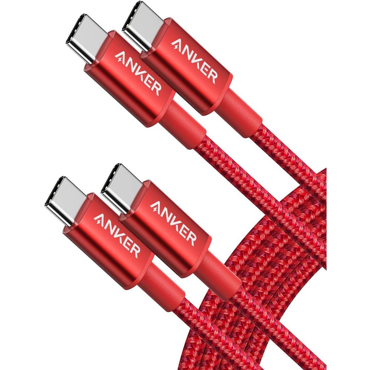 Anker USB C to USB C Cable, Type-C 60W Fast Charging Cable (6 FT, 2Pack)