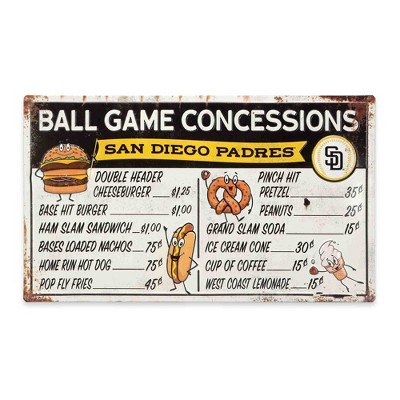 Open Road Brands Boston Red Sox Ball Game Concessions Metal Sign 90182314-s  - The Home Depot