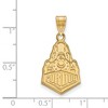 Black Bow Jewelry 10k Yellow Gold Purdue Boilermakers NCAA Large Pendant - 2 of 3