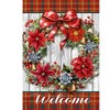 Briarwood Lane Christmas Garden Flag 12x18 For Outdoor Holiday Poinsettia Wreath For Christmas Garden Flag Flags For Outside - 3 of 4