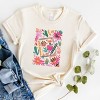 Simply Sage Market Boho Teacher Book Floral Short Sleeve Tee - 3 of 4