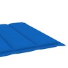 vidaXL Sunlounger Grey Solid acacia wood with grey wash, 100% polyester - 4 of 4