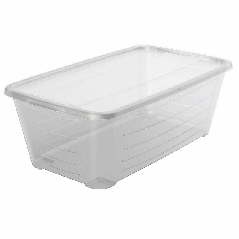 Life Story 6 Quart Rectangular Clear Plastic Protective Storage Shoe Box, 8 Pack, 4 of 7