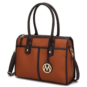 MKF Collection Livia Women's Satchel Bag Vegan Leather by Mia K - 1 of 4