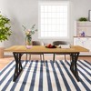 NicBex 70.86" Rectangle Dining Table Modern Center Table with Wood Tabletop for Living Room & Office - 2 of 4