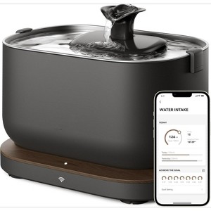 Smart Cat Water Fountain with App Control, Automatic Pet Water Dispenser with Stainless Steel - 1 of 4