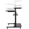 Monoprice Height Adjustable PC Workstation Cart for Sit-Stand - 2 of 4