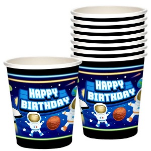 Treasures Gifted Outer Space Cups - Outer Space Party Supplies - 24 Pack - 1 of 1
