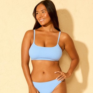 Women's Smocked Bralette Bikini Top - Wild Fable™ - 1 of 3