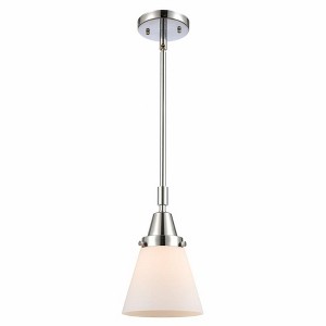 Cone - 1 Light Stem Hung Mini Pendant In Industrial Style-9.13 Inches Tall and 6 Inches Wide - 1 of 1