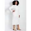 Avenue Women's Plus Size A-Line Midi Sweater Skirt - 4 of 4