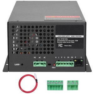 VEVOR CO2 Laser Power Supply, 150W, Power Supply for 150W Laser Tube, Constant Current Protection, Open Circuit Protection, Black - 1 of 4