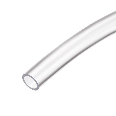 Unique Bargains PVC Plastic Flexible Oil Air Water Pipe 16.4ft Clear