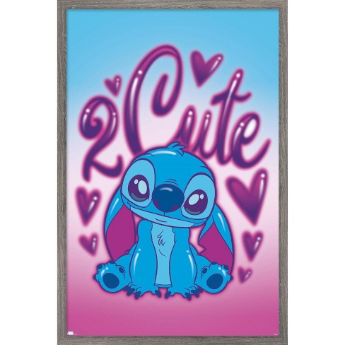 Disney Lilo and Stitch - Stitch Feature Series Wall Poster, 14.725 x  22.375 Framed 