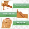BestMassage Folding Adirondack Chair Wooden Lounger Chair Patio Chair - 3 of 4