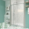NicBex Shower Door 38-42" Wx71"H Piovt Swing Glass Shower Door with 1/4" (6mm) Clear SGCC Tempered Glass with Reversible Installation - 3 of 4