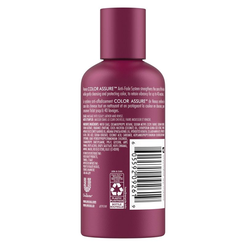 Nexxus Color Assure Sulfate-Free Shampoo For Color-Treated Hair with ProteinFusion Travel Size - 3 fl oz, 3 of 8