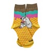 Polar Bear Having Ice Cream Socks from the Sock Panda (Ages 3-7) - 3 of 4