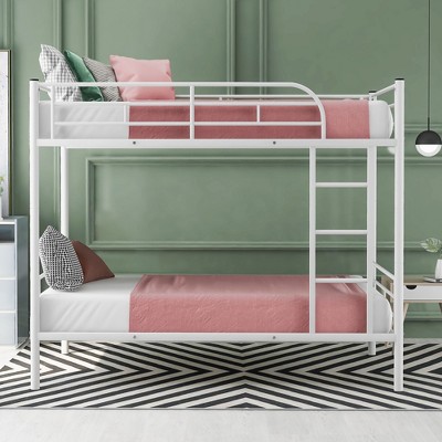 NicBex Bunk Bed with Ladder,Able to Split 2 Twin Beds,Loft Bed with Guardrail for Bedroom,Twin Over Twin/Full Over Full/Full XL Over Queen