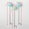 Sullivans Mediterranean Orb Yard Stakes Set of 3, 33"H Multicolored - image 4 of 4