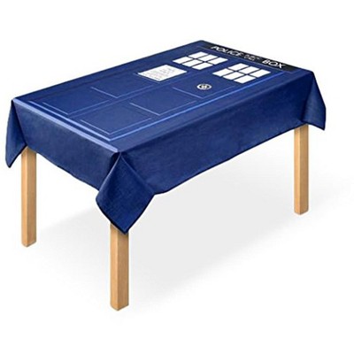 Seven20 Doctor Who Tablecloth TARDIS Design