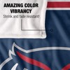 Florida Atlantic University Primary Logo Stripes Silky 50x60 Blanket, 1 Sided - 4 of 4