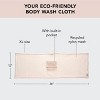 Kitsch XL Exfoliating Body Washcloth - Blush - 3 of 4
