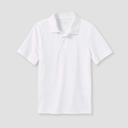 Printed School Uniform Unisex Long Sleeve Pique Polo