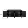 Bella Depot 59'' Farmhouse Curved Vintage Storage Sideboard - 4 of 4