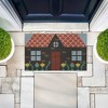 Stupell Industries Quaint Brick Cottage Printed Outdoor Imitation Sisal Door Mat, design by Lil' Rue - 3 of 4