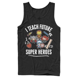 Men's Marvel Avengers Classic I Teach Super Heroes Tank Top - 1 of 4