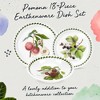 Portmeirion Pomona 18 Piece Dinnerware Set - Service for 6, Assorted Fruit Motifs, Made of Earthenware, Dishwasher and Microwave Safe - 2 of 4