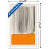 Trends International Geometric - Orange Framed Wall Poster Prints - 3 of 4
