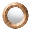 bali & pari Tarun Bohemian Grasscloth Accent Mirror - 2 of 4