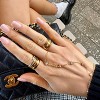 EVRY JEWELS WATERPROOF Gold or Silver Plated Pavé Crystal Wrap Ring - 3 of 4