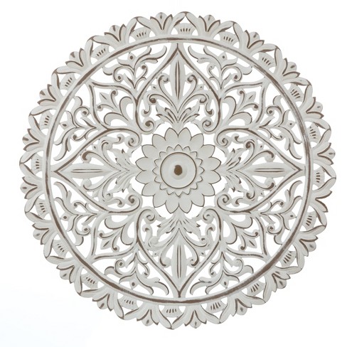 Round mandala wall cheap art