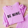 Simply Sage Market Women's Lightweight Garment Dyed Graphic Sweatshirt Be Mine Block - 2 of 4