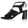 Women's Wide Fit Strap Lacey Heel - black | CITY CHIC - image 4 of 4