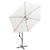 vidaXL Cantilever Umbrella 118.1" Sand White - 2 of 4