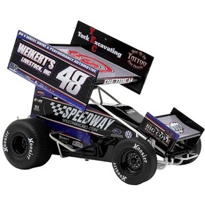 Winged Sprint Car #48 "Weikert's Livestock - Speedway Cars" Gary Kauffman Racing (2025) 1/18 Diecast Model Car by ACME - 1 of 4