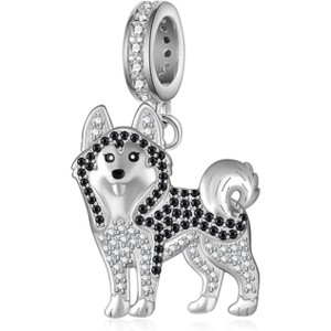 Sterling Silver Dog Charm Beads: Pug, Corgi, French Bulldog & More for Bracelets & Jewelry Making - 1 of 4