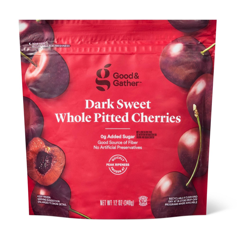 DARK SWEET WHOLE PITTED CHERRIES